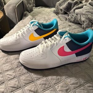 Nike Air Force 1 Multicolor Men's Shoes NIB
